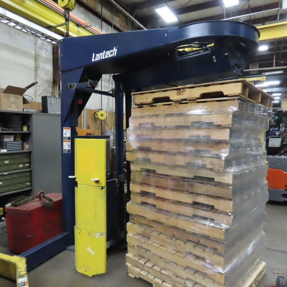 Lantech S300 Semi-Automatic Rotary Arm Straddle Stretch Wrapper 115V 20A