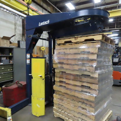 Lantech S300 Semi-Automatic Rotary Arm Straddle Stretch Wrapper 115V 20A