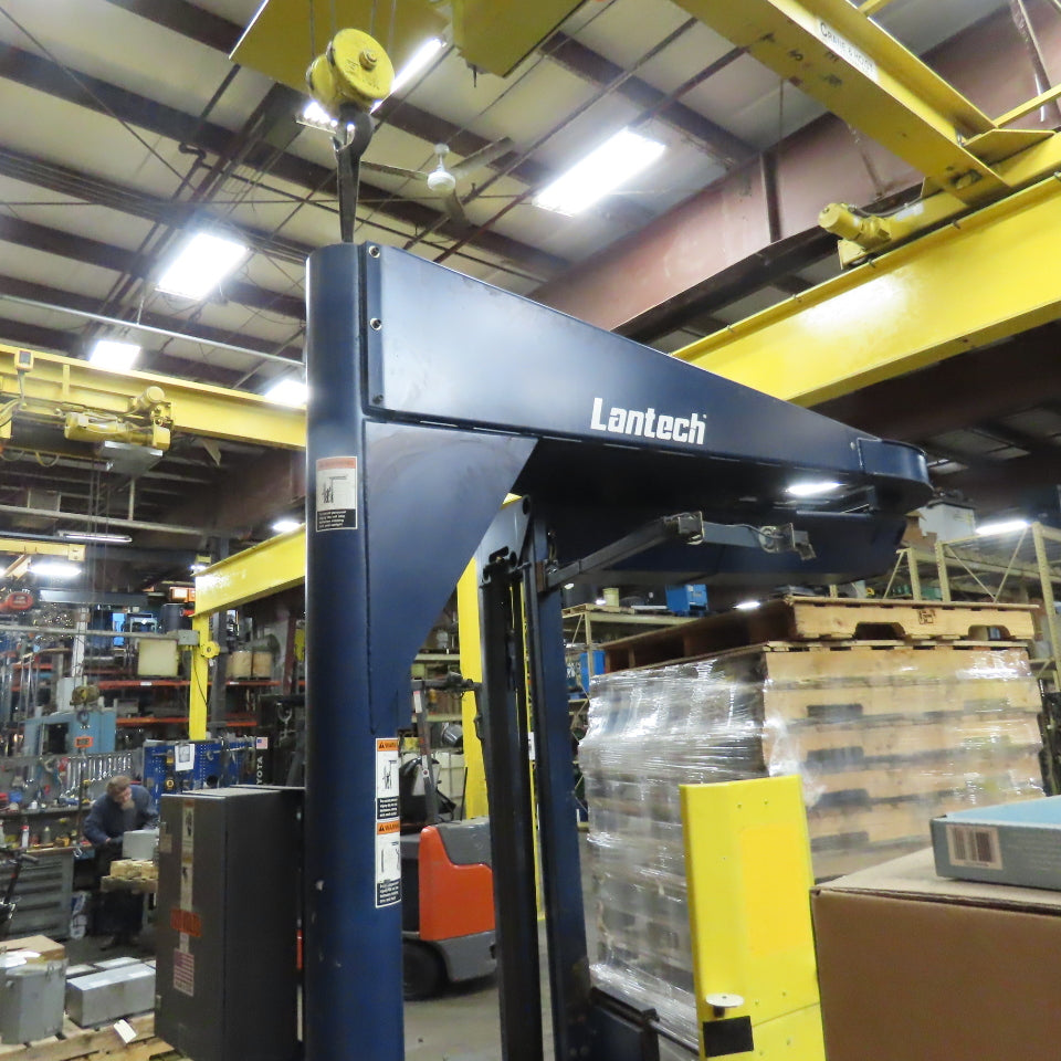 Lantech S300 Semi-Automatic Rotary Arm Straddle Stretch Wrapper 115V 20A