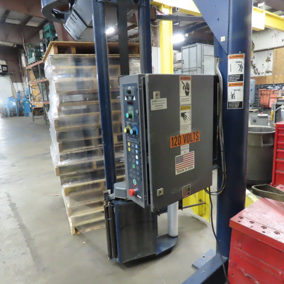 Lantech S300 Semi-Automatic Rotary Arm Straddle Stretch Wrapper 115V 20A