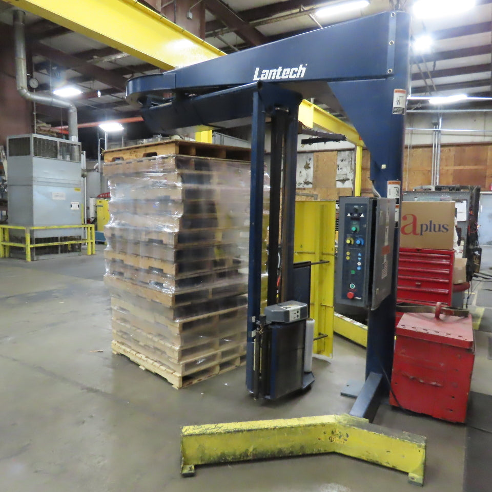 Lantech S300 Semi-Automatic Rotary Arm Straddle Stretch Wrapper 115V 20A