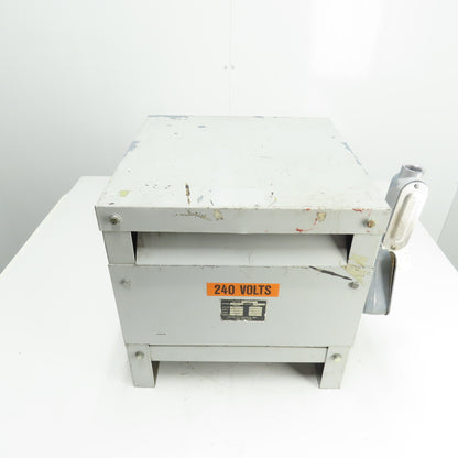 QC Electronics 650009 20kVA 3Ph Isolation Transformer 480/230V Pri 250V Sec