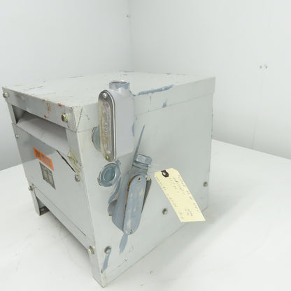 QC Electronics 650009 20kVA 3Ph Isolation Transformer 480/230V Pri 250V Sec