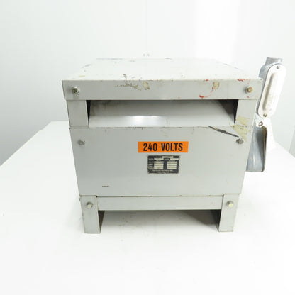 QC Electronics 650009 20kVA 3Ph Isolation Transformer 480/230V Pri 250V Sec