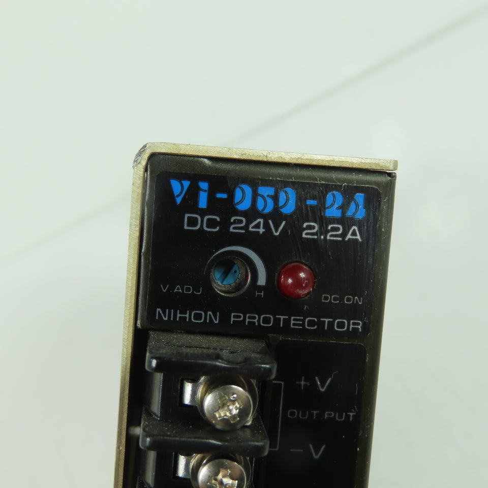 Nihon Protector VI-050-24 Power Supply 24VDC 2.2A Output 85-132VAC 110-165VAC IN