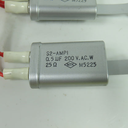 NTK S2-AMPI Capacitor Filter 0.5uF 200VAC 25 Ohm Lot of 3