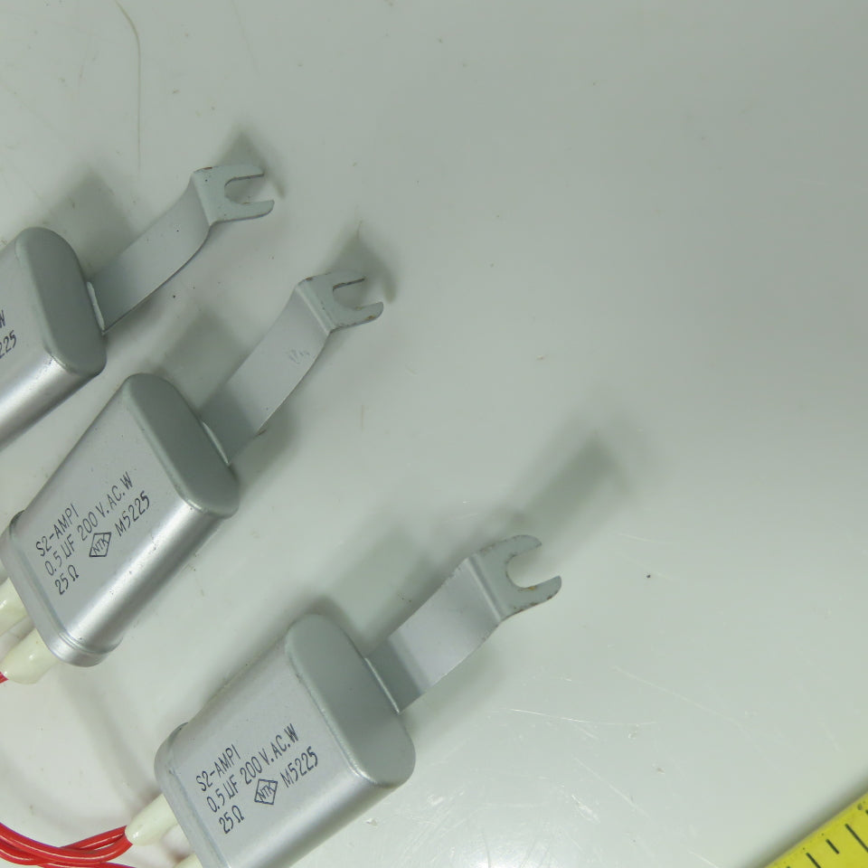 NTK S2-AMPI Capacitor Filter 0.5uF 200VAC 25 Ohm Lot of 3