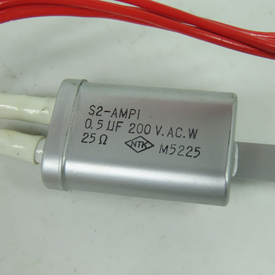 NTK M5225 S2-AMPI Capacitor Filter 0.5uF 200VAC 25 Ohm Lot of 2