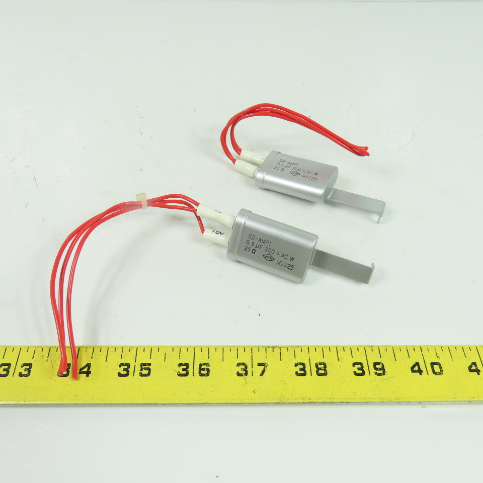 NTK M5225 S2-AMPI Capacitor Filter 0.5uF 200VAC 25 Ohm Lot of 2