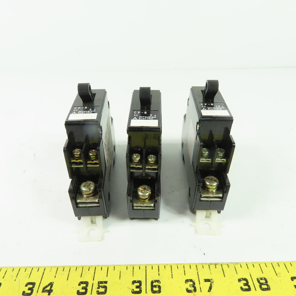 Mitsubishi CP-B Circuit Protector 1-Pole 250VAC 30A Lot of 3