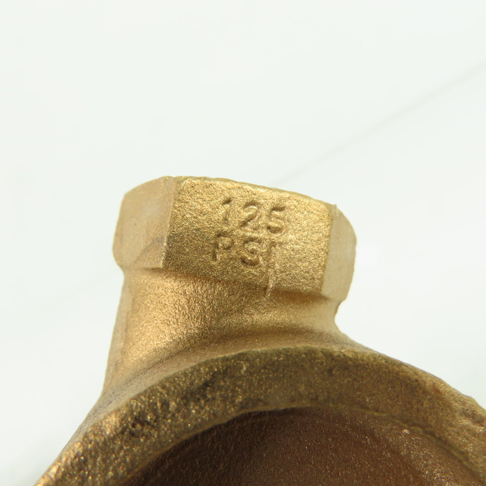 1/2" NPT Single Window Propeller Sight Flow Indicator 125 PSI 200°F NEW