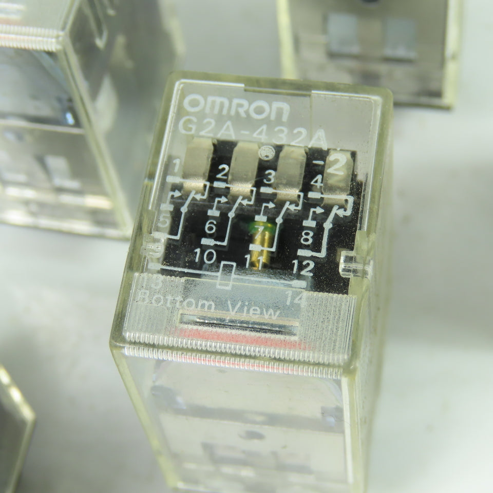 Omron G2A-432A Power Relays 4PDT 24VDC Lot of 7