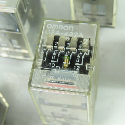 Omron G2A-432A Power Relays 4PDT 24VDC Lot of 7
