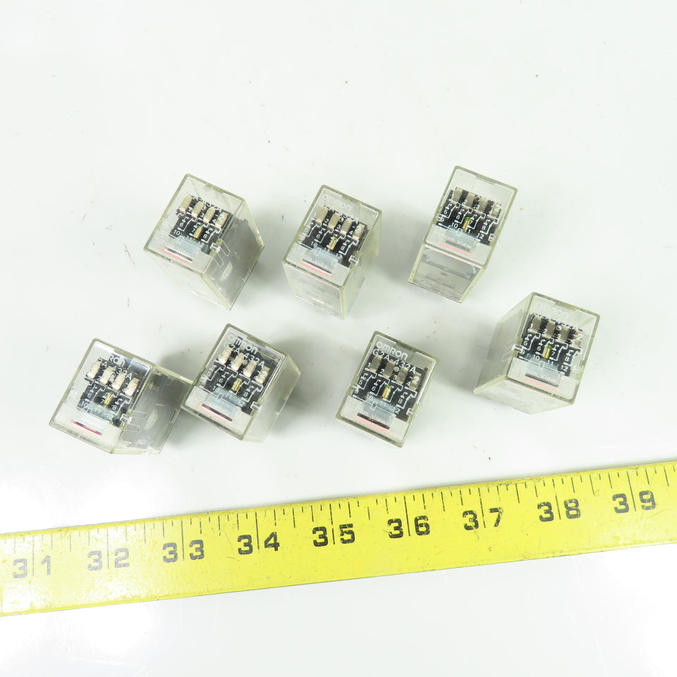 Omron G2A-432A Power Relays 4PDT 24VDC Lot of 7