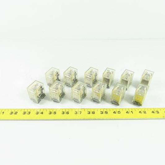 Omron LY2-DC24 LY2 General Purpose Relays 8-Pin DPDT 24VDC Lot of 12
