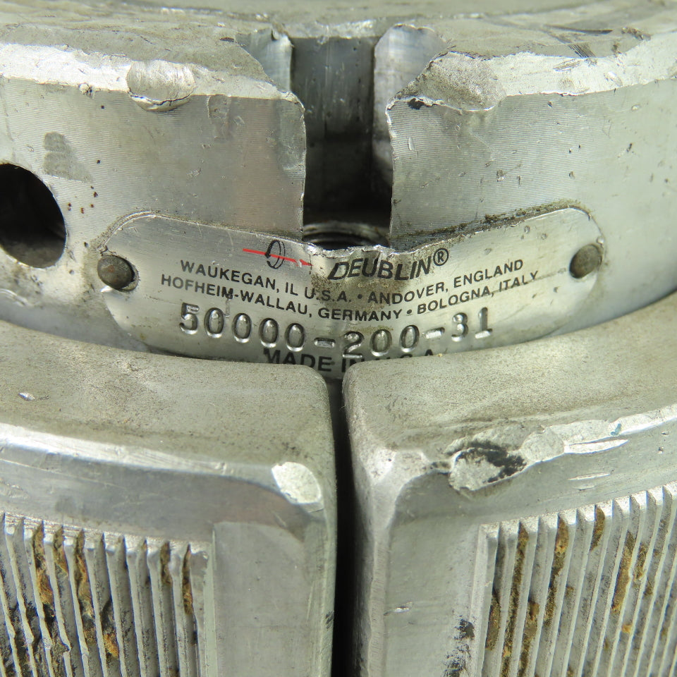 Deublin 50000-200-31 Aluminum Expansion Air Shaft Chuck Adapter 1-7/8"Bore 8"L