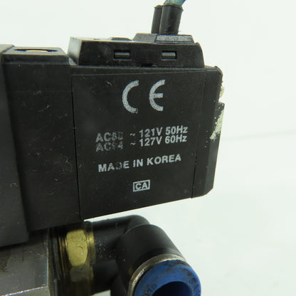 TPC DS3100 Solenoid Valve 127V 130PSI W/ Manifold Base