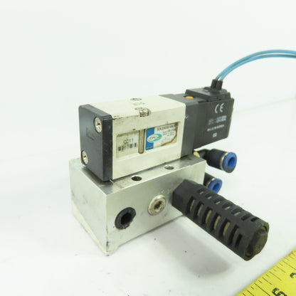 TPC DS3100 Solenoid Valve 127V 130PSI W/ Manifold Base