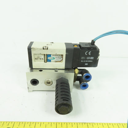 TPC DS3100 Solenoid Valve 127V 130PSI W/ Manifold Base