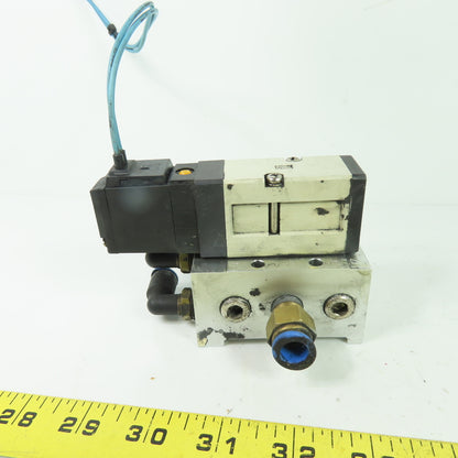 TPC DS3100 Solenoid Valve 127V 130PSI W/ Manifold Base