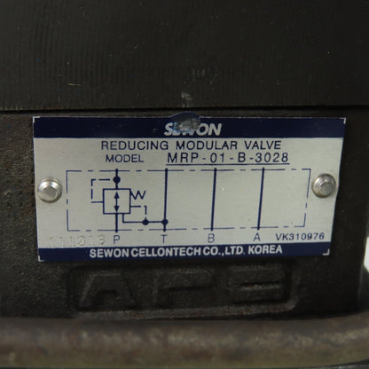 Sewon MRP-01-B-3028 Reducing Modular Hydraulic Valve Manifold Assembly