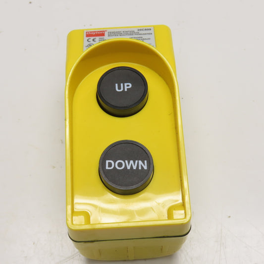 Dayton 20C809 2-Button Up/Down Pendant Control Station 600V