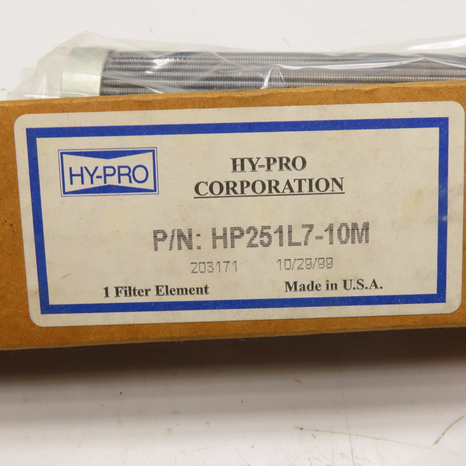 Hy-Pro HP251L7-10M Hydraulic Filter Element