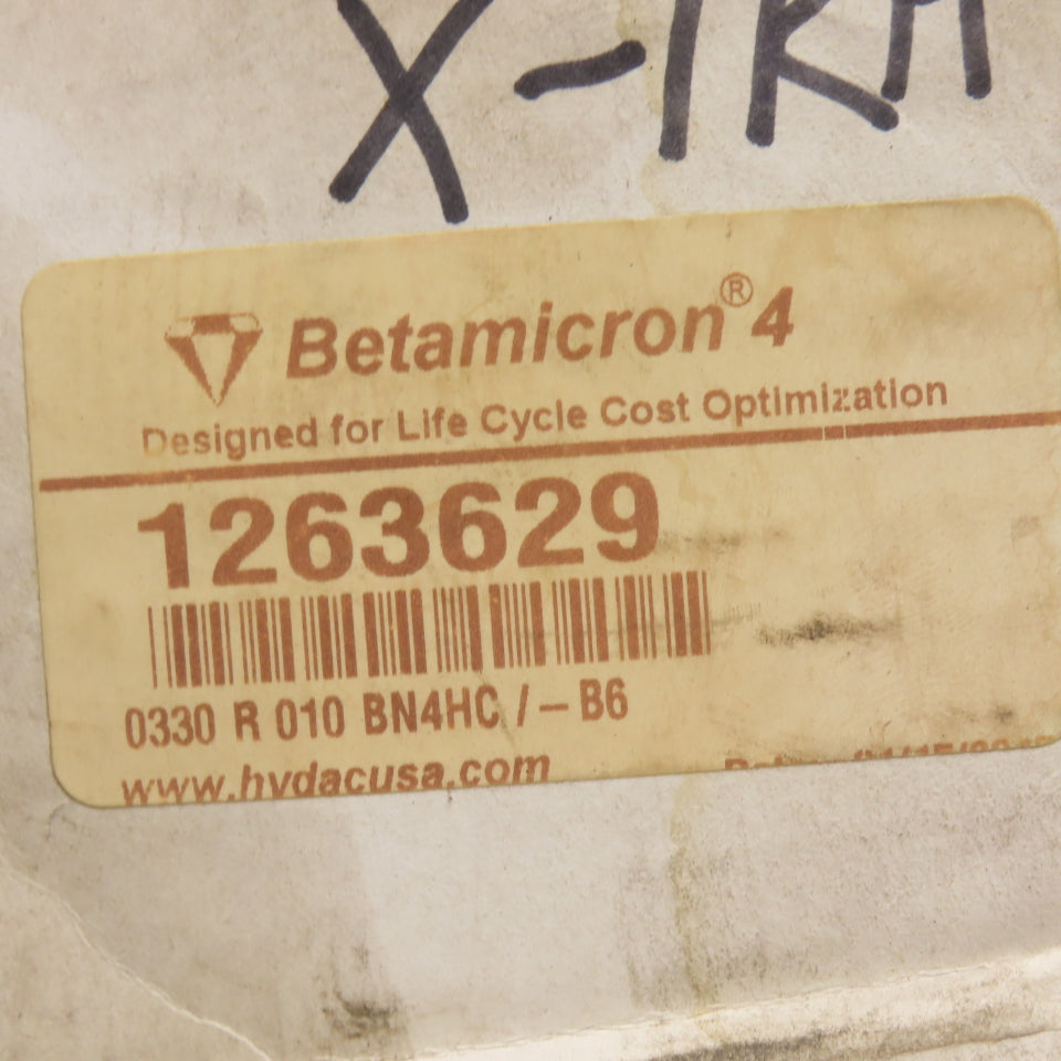 Hydac 0330 R 010 BN4HC / -B6 1263629 Betamicron 4 Hydraulic Filter Element