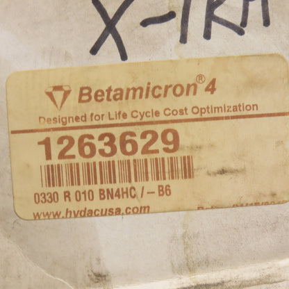Hydac 0330 R 010 BN4HC / -B6 1263629 Betamicron 4 Hydraulic Filter Element