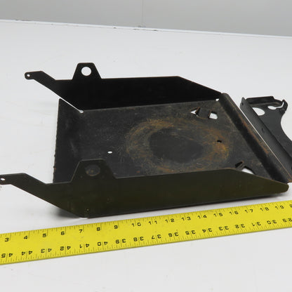 Steel Gas Cylinder Holders From Mobile Welder Cart 18" x 12-1/2"