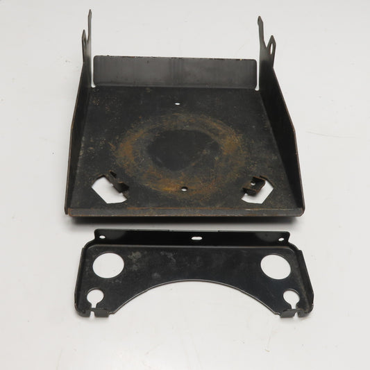 Steel Gas Cylinder Holders From Mobile Welder Cart 18" x 12-1/2"