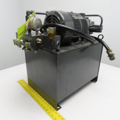 Nachi VDR-1B-1A2-U21 9.5 Gallon Hydraulic Power Unit 1.5kW 3Ph 500PSI 200-220V