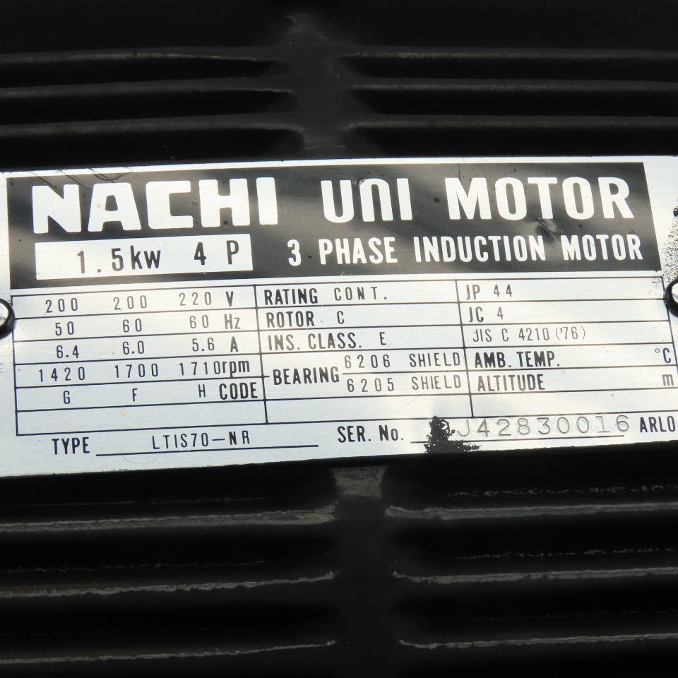 Nachi VDR-1B-1A2-U21 9.5 Gallon Hydraulic Power Unit 1.5kW 3Ph 500PSI 200-220V