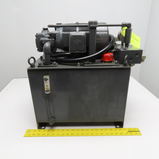 Nachi VDR-1B-1A2-U21 9.5 Gallon Hydraulic Power Unit 1.5kW 3Ph 500PSI 200-220V