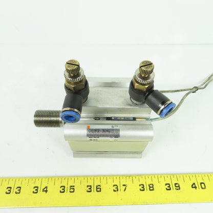 SMC CDQ2B50-30DMZ Compact Pneumatic Air Cylinder 1.0 Mpa 30mm Stroke 50mm Bore