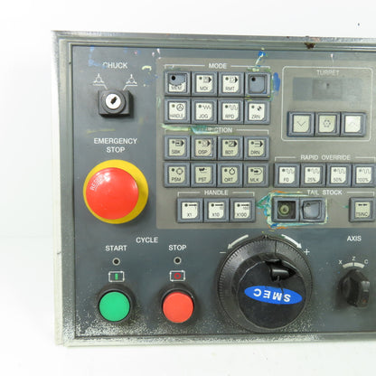 Fanuc K350-0500-9725#01K-01 SMEC CNC Machine Operator Control Panel