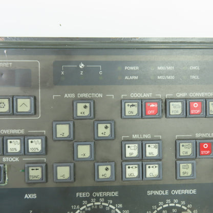Fanuc K350-0500-9725#01K-01 SMEC CNC Machine Operator Control Panel