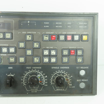 Fanuc K350-0500-9725#01K-01 SMEC CNC Machine Operator Control Panel