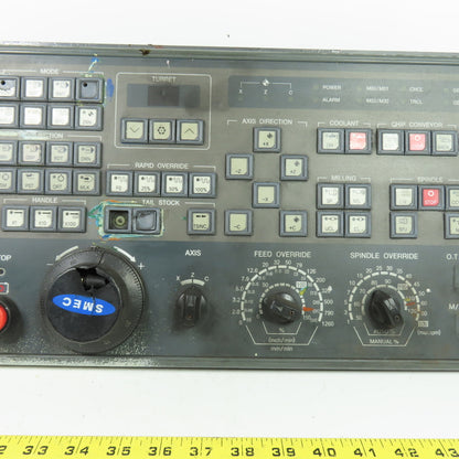 Fanuc K350-0500-9725#01K-01 SMEC CNC Machine Operator Control Panel