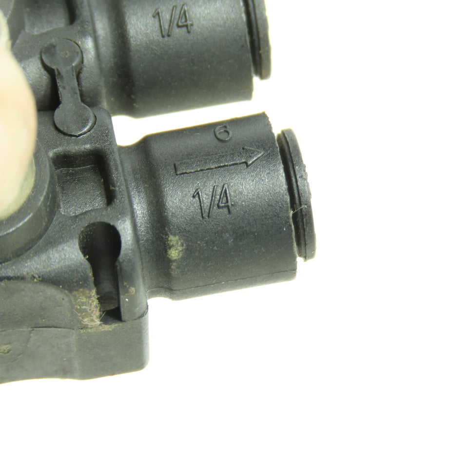 Legris 7060 1/4" In-Line Pneumatic Flow Control Regulator Lot of 4