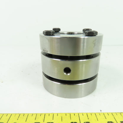 Stainless Steel Flexible Coupling 1-7/64" Bore 2.36" OAL 2.67" OD