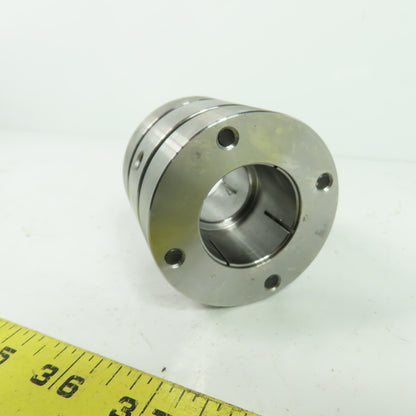 Stainless Steel Flexible Coupling 1-7/64" Bore 2.36" OAL 2.67" OD