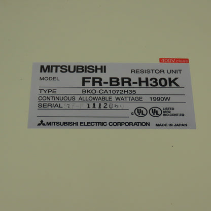 Mitsubishi BKO-CA1072H35 FR-BR-H30K Braking Resistor Unit 400V Class 1990W