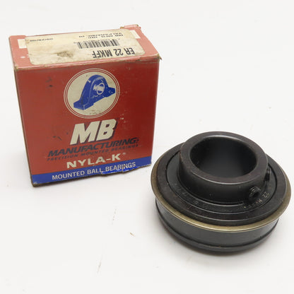 MB Mfg. Inc. ER 22 MKFF Mounted Ball Bearing 1-3/8" Bore