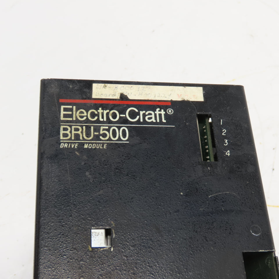 Electro-Craft 9101-0312 DM-100 BRU-500 Servo Drive 170/340VDC In 120/240VAC Out