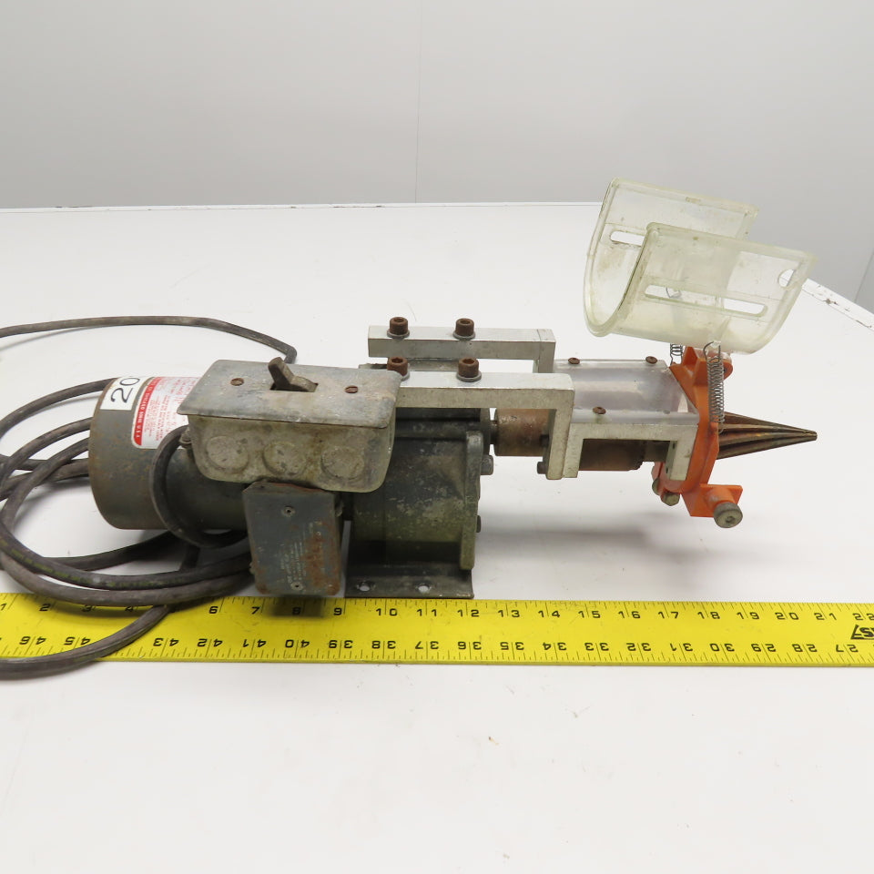 Dayton 2Z818A 1/15HP Split Phase 24:1 Ratio Gearmotor 115V Reamer Spindle