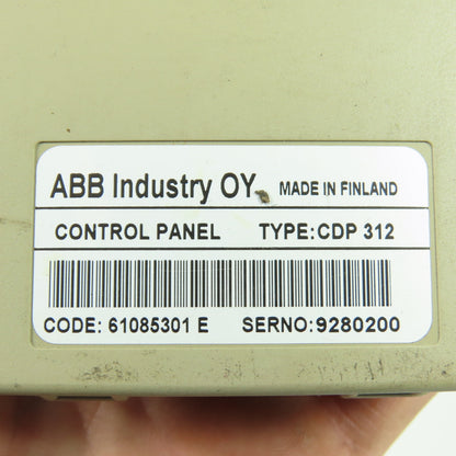 ABB 61085301 E CDP 312 Drive Control Panel (Cracked Plastic)