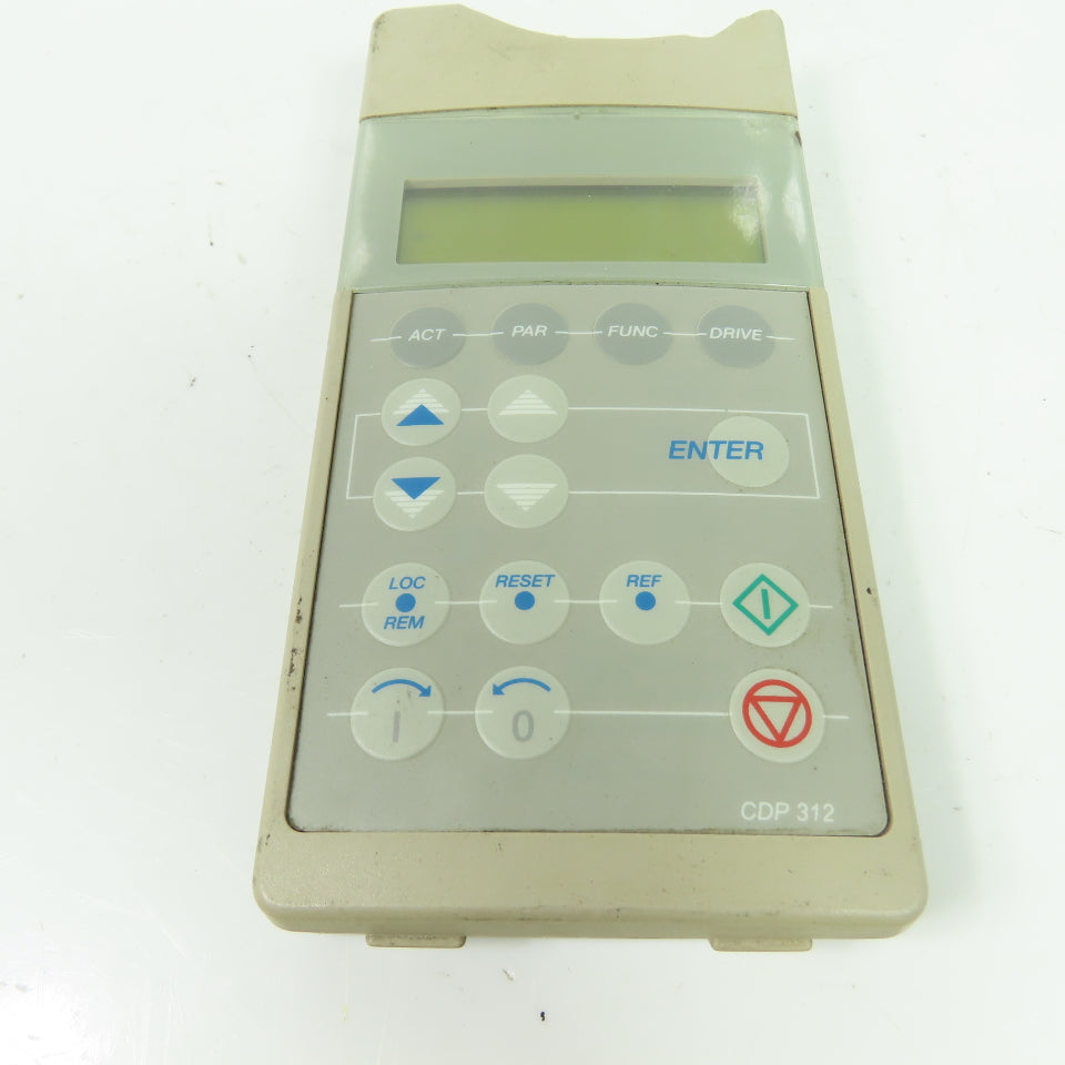 ABB 61085301 E CDP 312 Drive Control Panel (Cracked Plastic)
