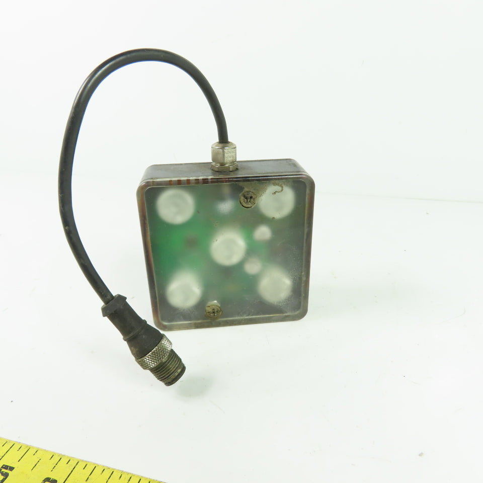 Banner LEDBA70XD5-XQ Industrial LED Area Light 24Vdc 500mA Max 5-Pin M12 Conn.