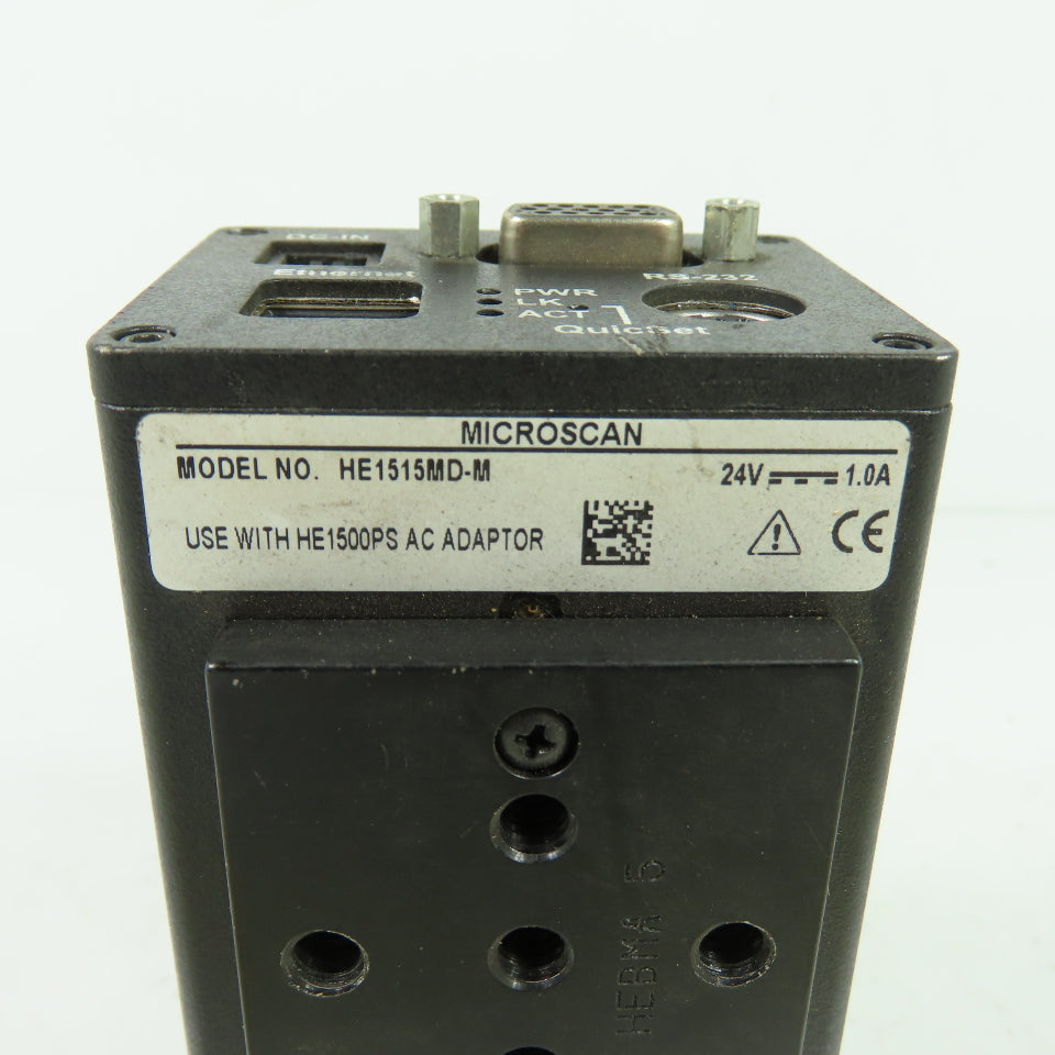 Microscan 014-HE1515-12 HE1515MD-M HawkEye Smart Camera Barcode Reader 24V 1.0A